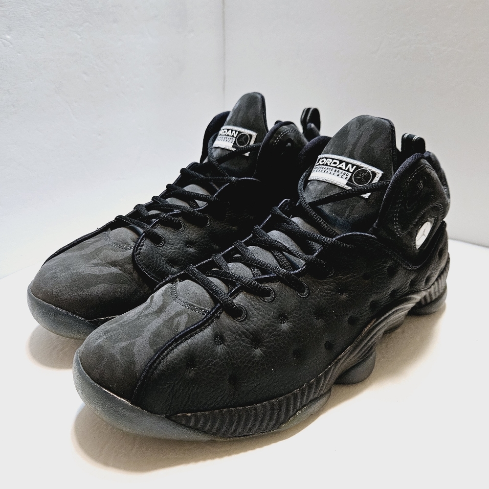 Air Jordan Jumpman Team 2 Black Camo Size 10.5 Men's 819175-005 Sneakers/Shoes
